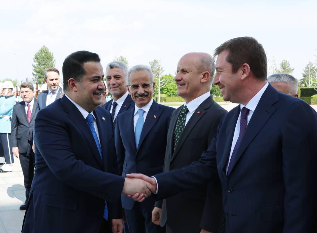 Irak Başbakanı Ankara’da! Külliye’de resmi tören: Sudani’den güç birliği mesajı... 10